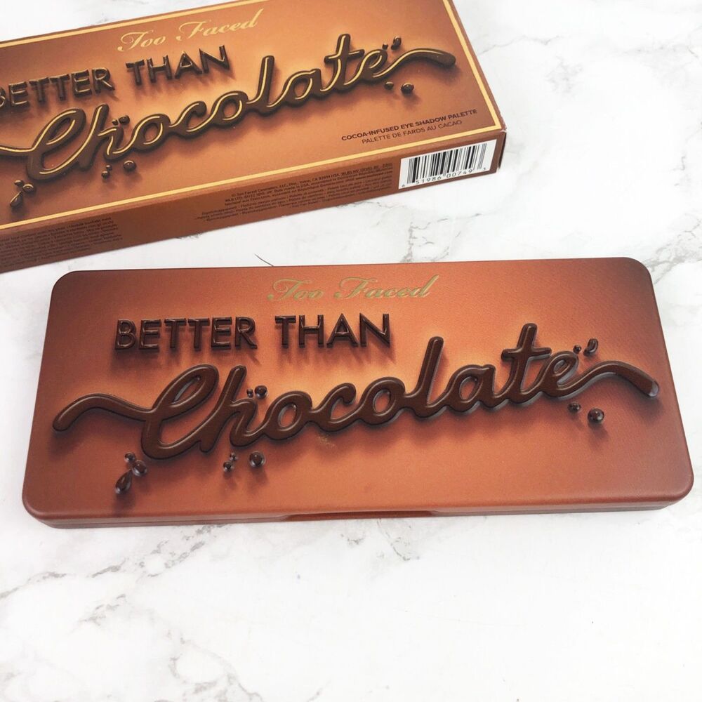 NIB Too Faced Better Than Chocolate Eyeshadow Palette Cocoa-Infused Shades - Picture 7 of 12